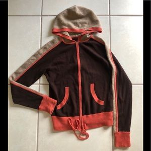 525 America Cashmere Zip Sweater